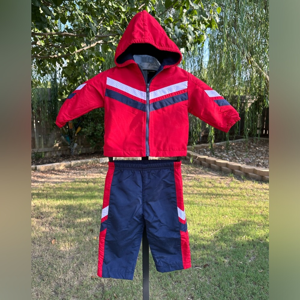 Gum Ball Fleece Lined Outerwear Set - 12 Months